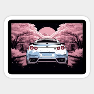 Nissan GTR R35 Sakura Sticker